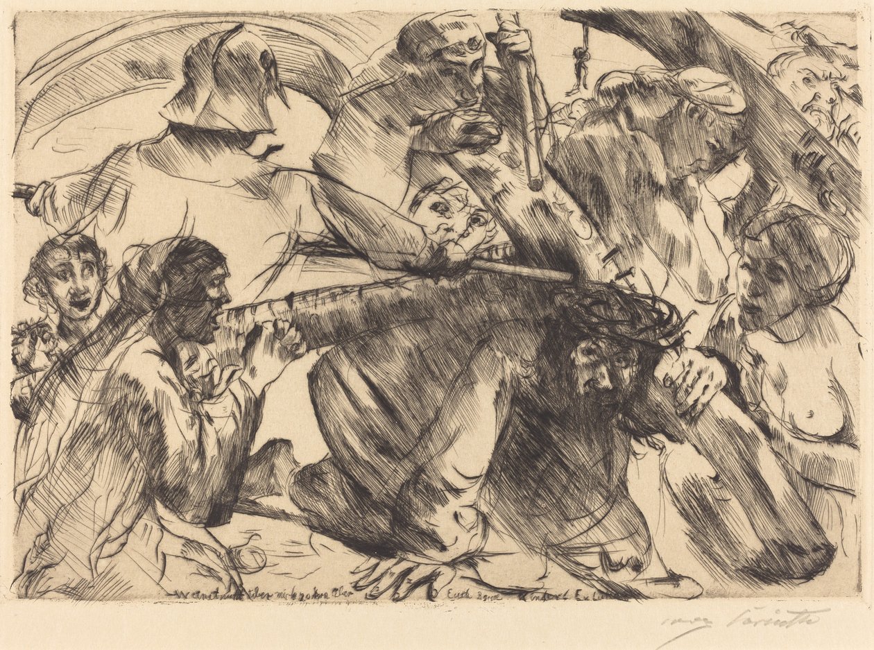 المسيح يحمل الصليب ، 1916. بواسطة لوفيس كورنث