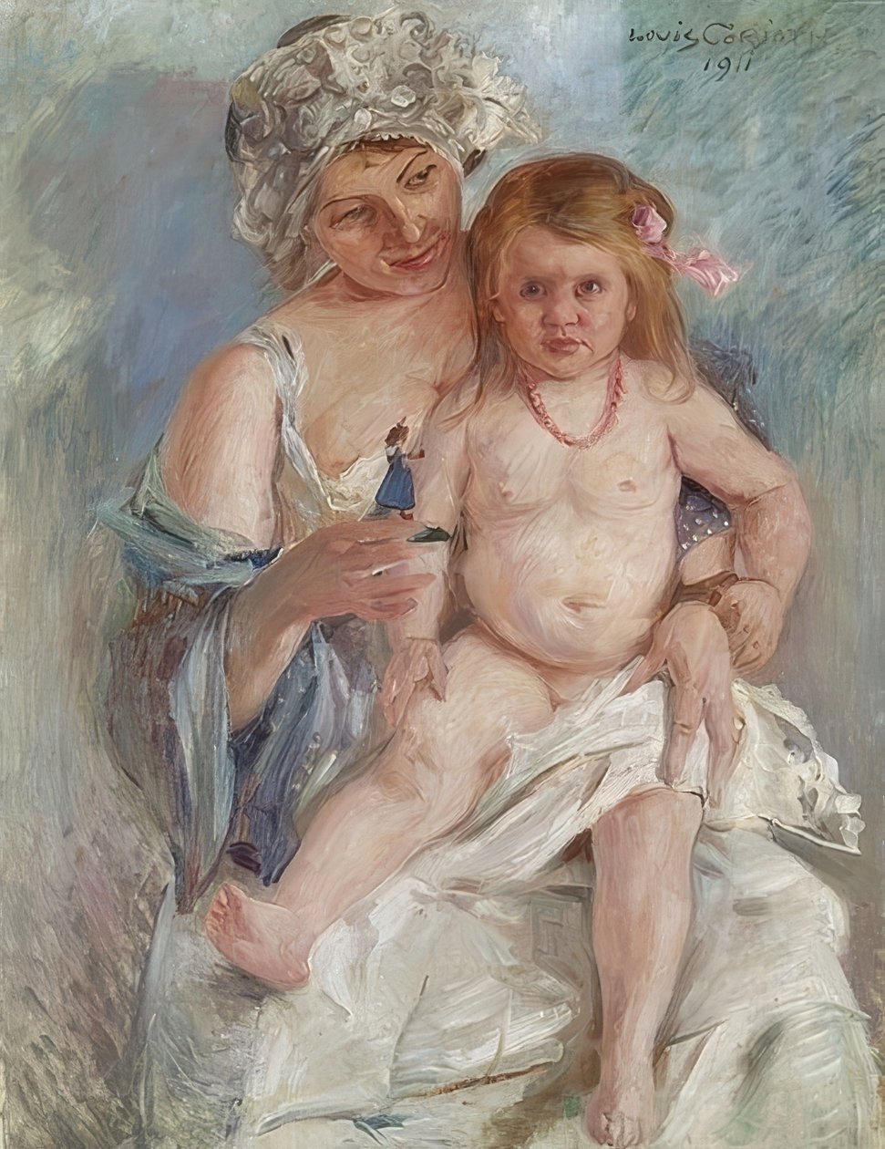 الأم والطفل (شارلوت كورينث وويلهلمين). 1911 بواسطة لوفيس كورنث