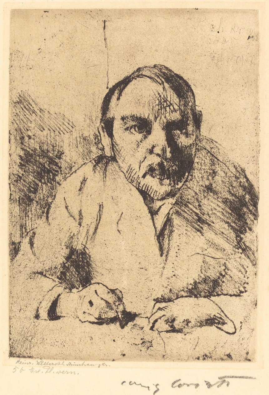 بورتريه ذاتي ، 1912. بواسطة لوفيس كورنث