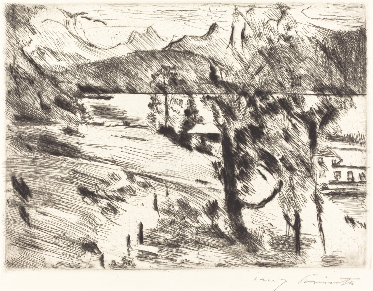 المناظر الطبيعية Walchensee Walchensee Landscape ، 1919. بواسطة لوفيس كورنث