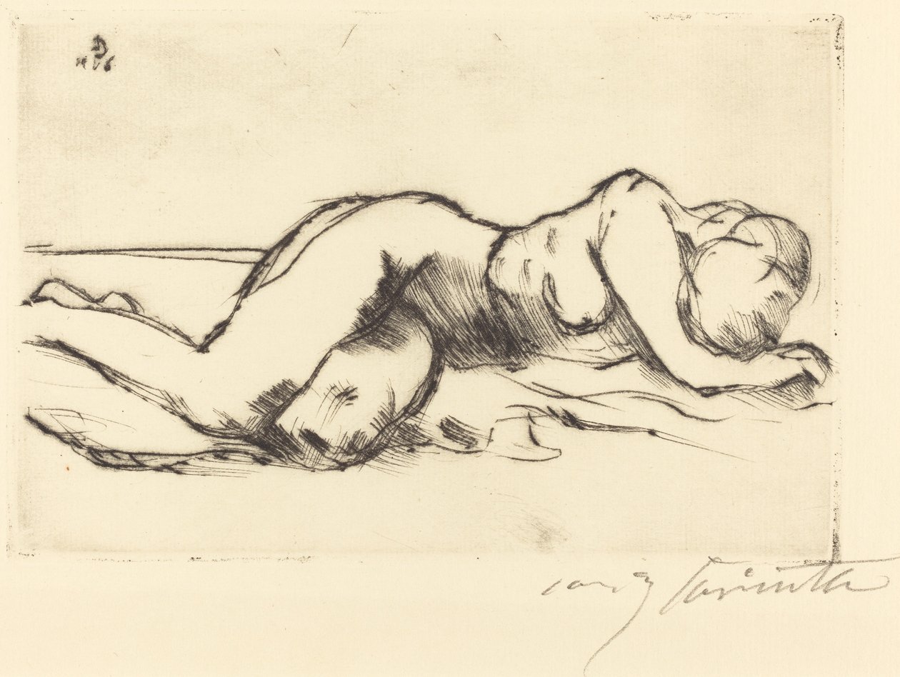 أنثى عارية أنثى عارية ، 1916. بواسطة لوفيس كورنث