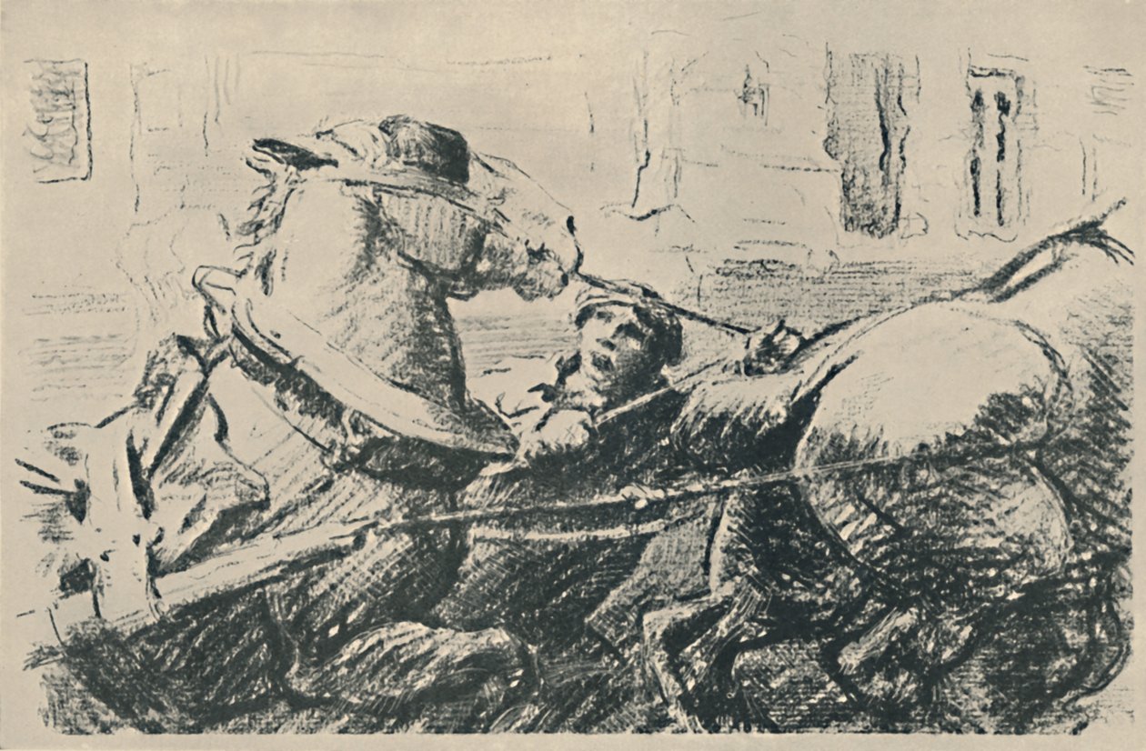 "خيول بيرشيرون" ، 1919 بواسطة Lowes Dalbiac Luard