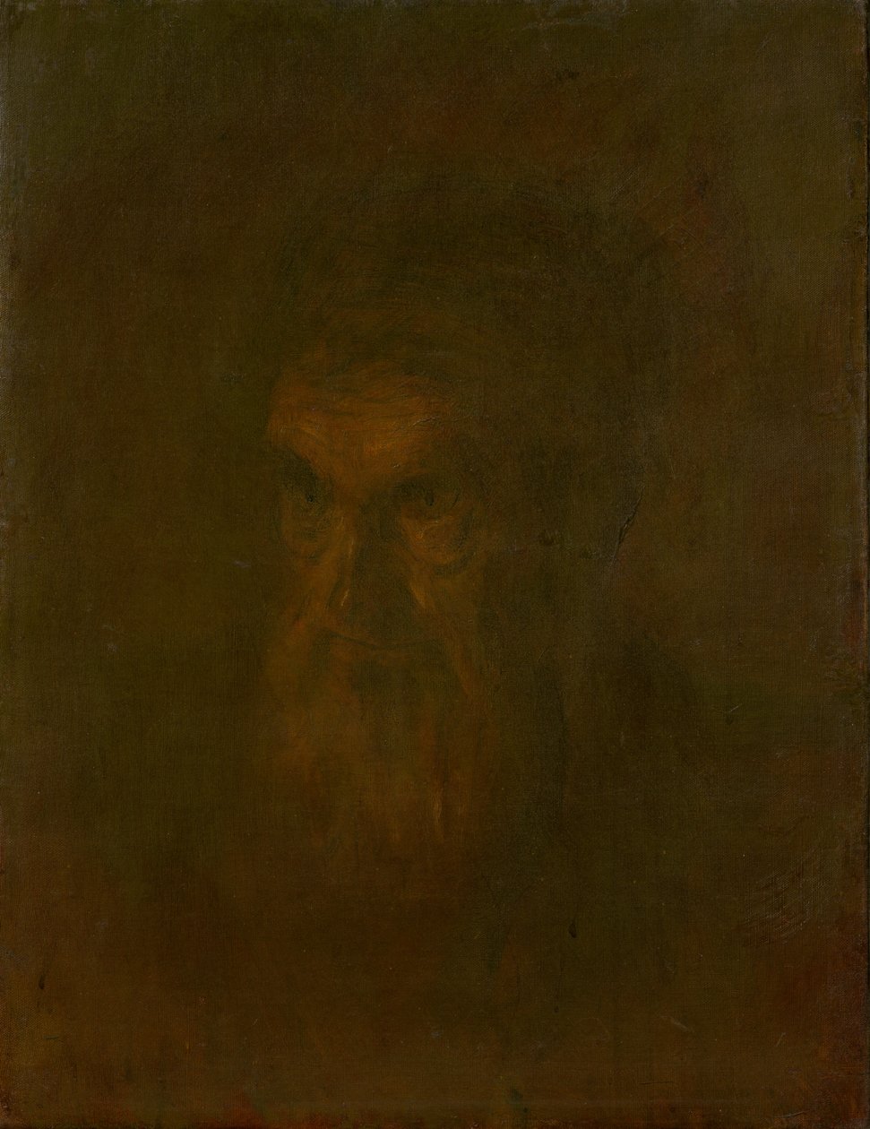 رئيس دراسة رجل عجوز بواسطة Laszlo Mednyanszky