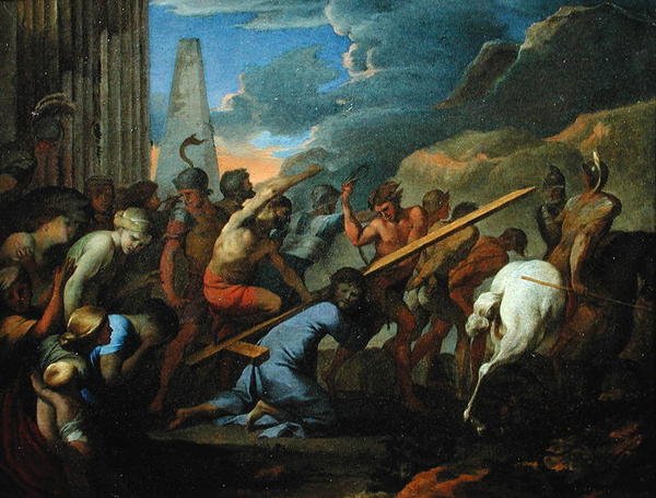 حمل الصليب ، 1640 ج بواسطة لوبين بوجين