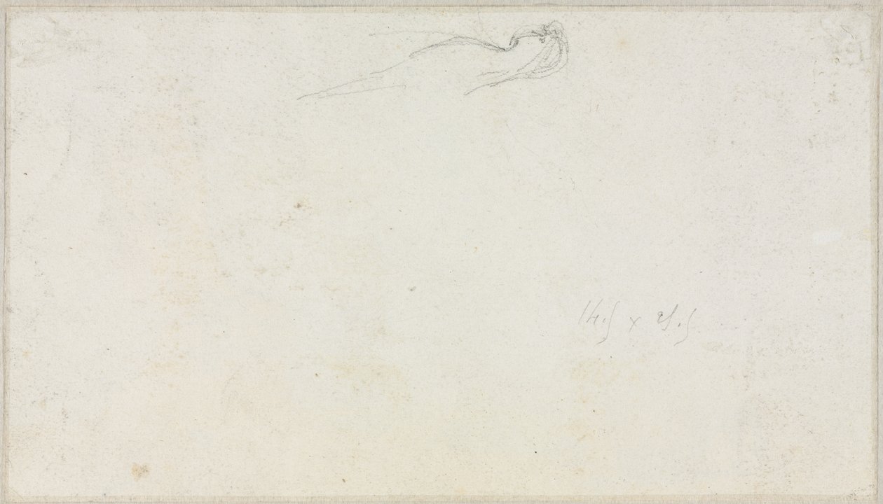 رسم كروكي لأبي الهول [] ، ج. 1879-80. بواسطة لوك أوليفييه ميرسون