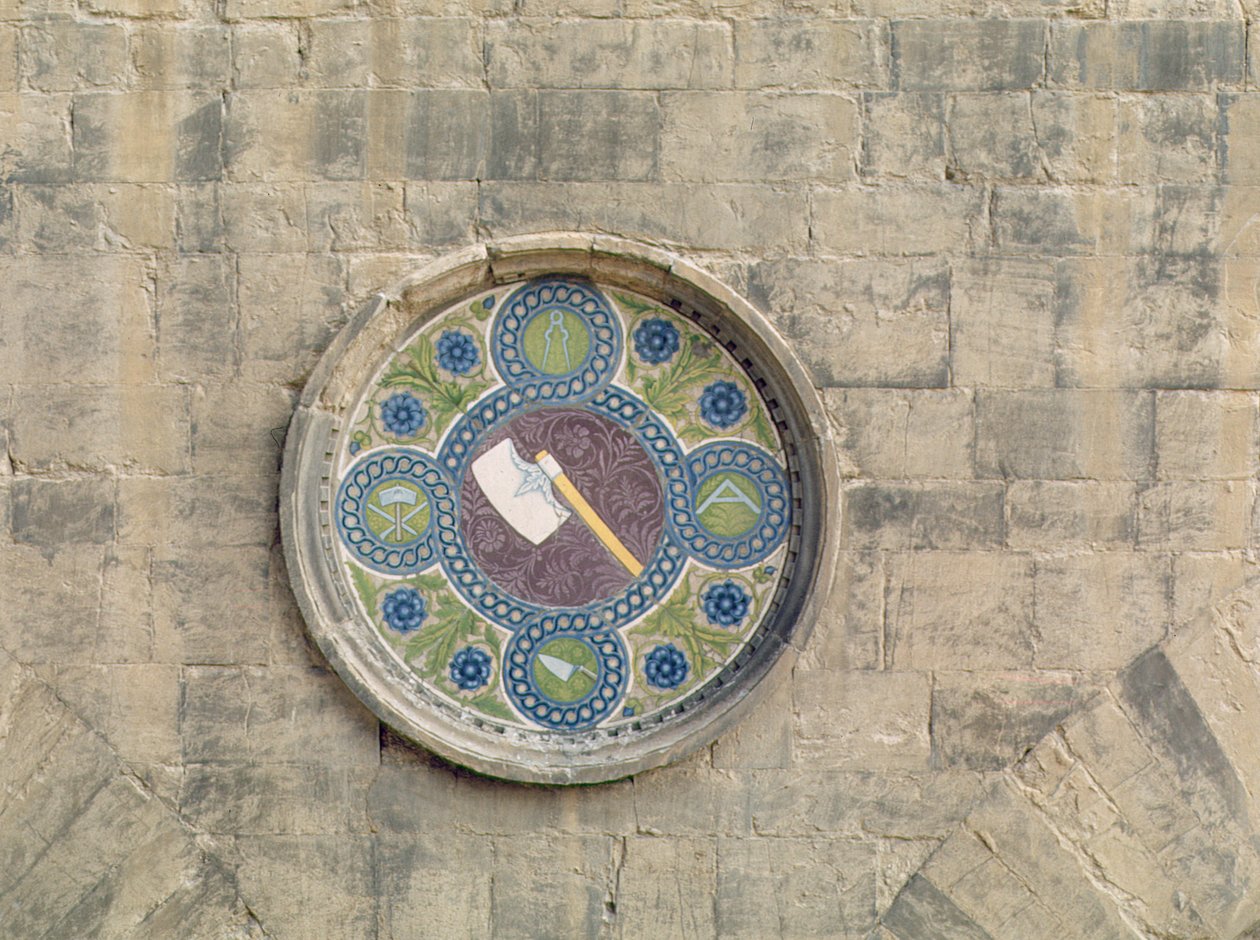 جذع نقابة عمال البناء والنجارين ، 1440-1445 (الطين المصقول) بواسطة لوكا ديلا روبيا