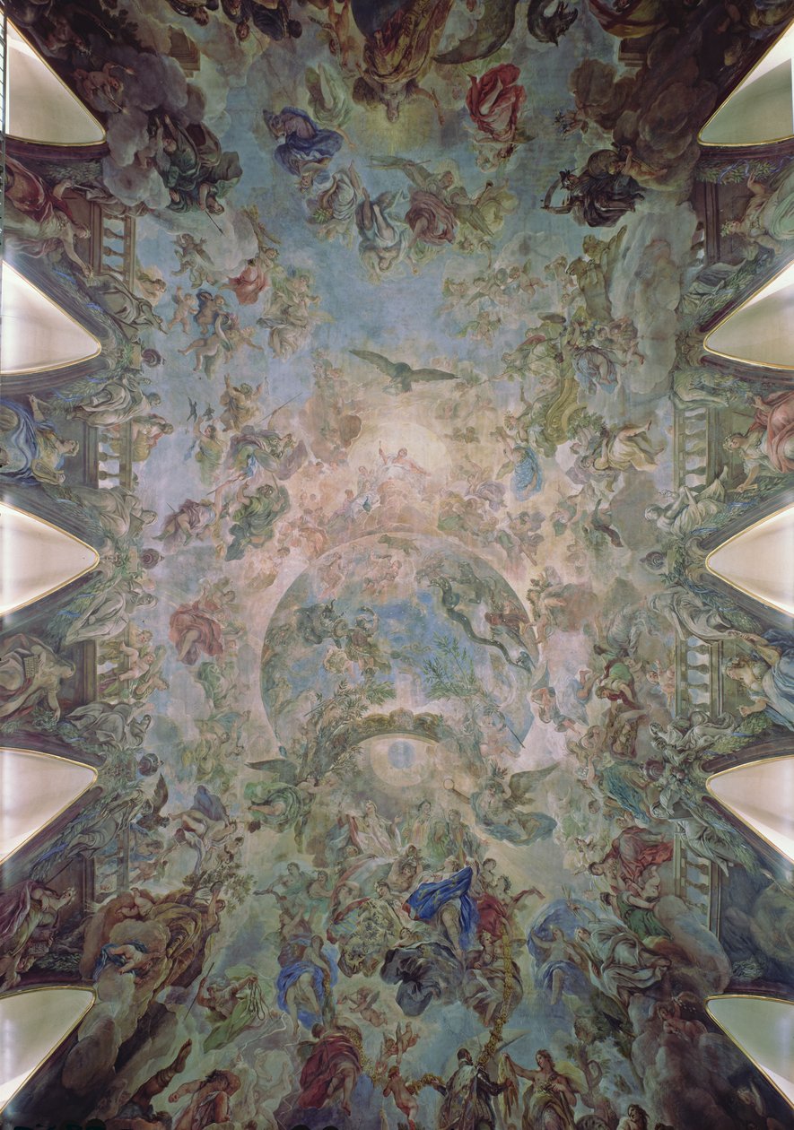 رمزية الصوف الذهبي ، c.1697 بواسطة لوكا جيوردانو