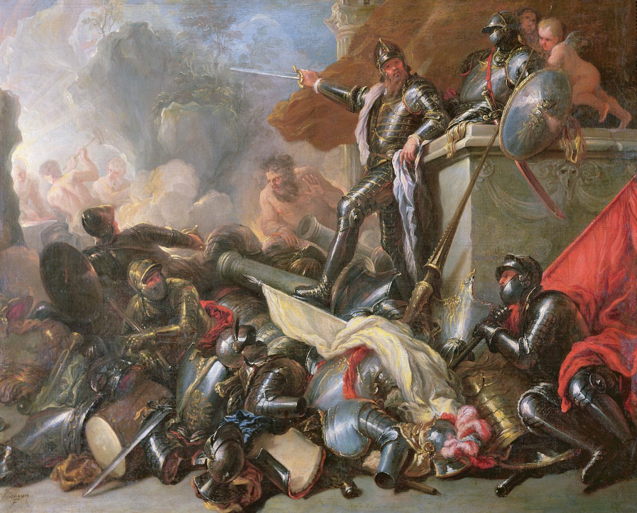 الحرب ، 1690-1700 بواسطة لوكا جيوردانو