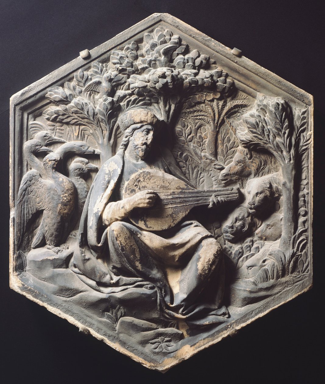 موسيقى (Orpheus) للوكا ديلا روبيا (حوالي 1400-1482) بواسطة لوكا ديلا روبيا