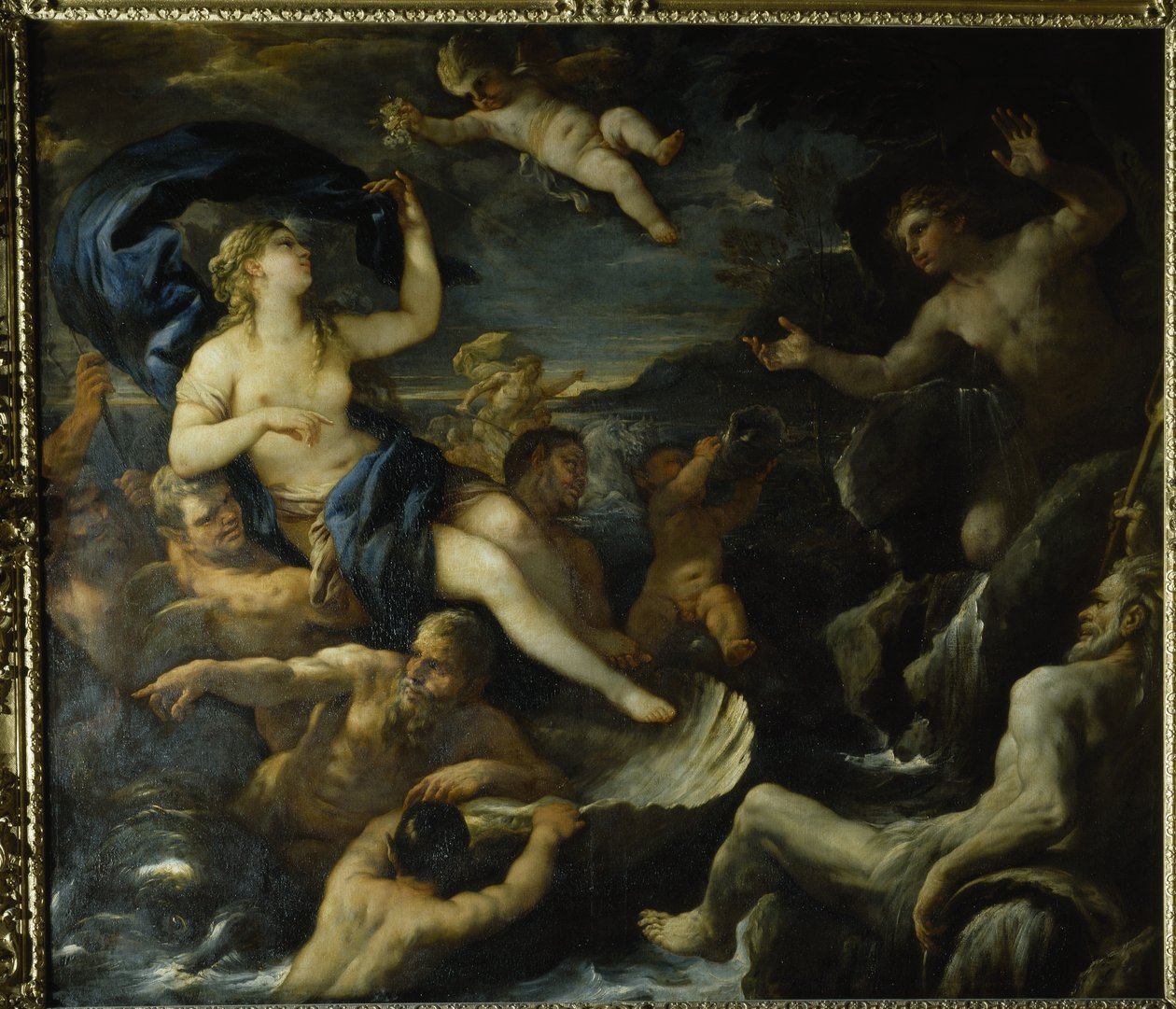 Acis and Galatea (oil on canvas) بواسطة لوكا جيوردانو
