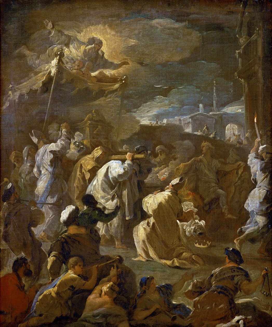 الباروك: Le roi David portant l