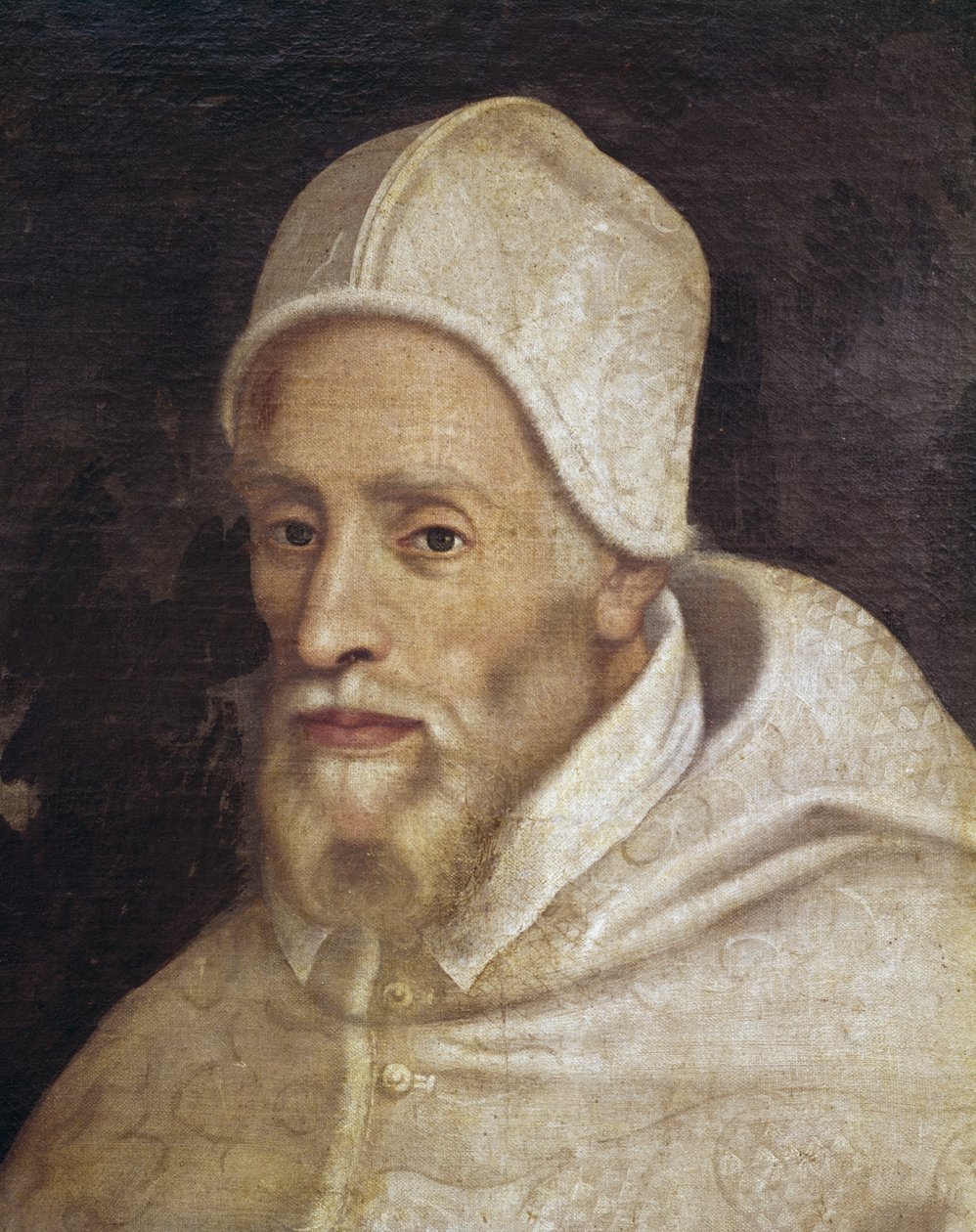 صورة البابا بول الثالث (1468-1549) ، لوحة لوكا لونجي (1507-1580) بواسطة لوكا لونغي