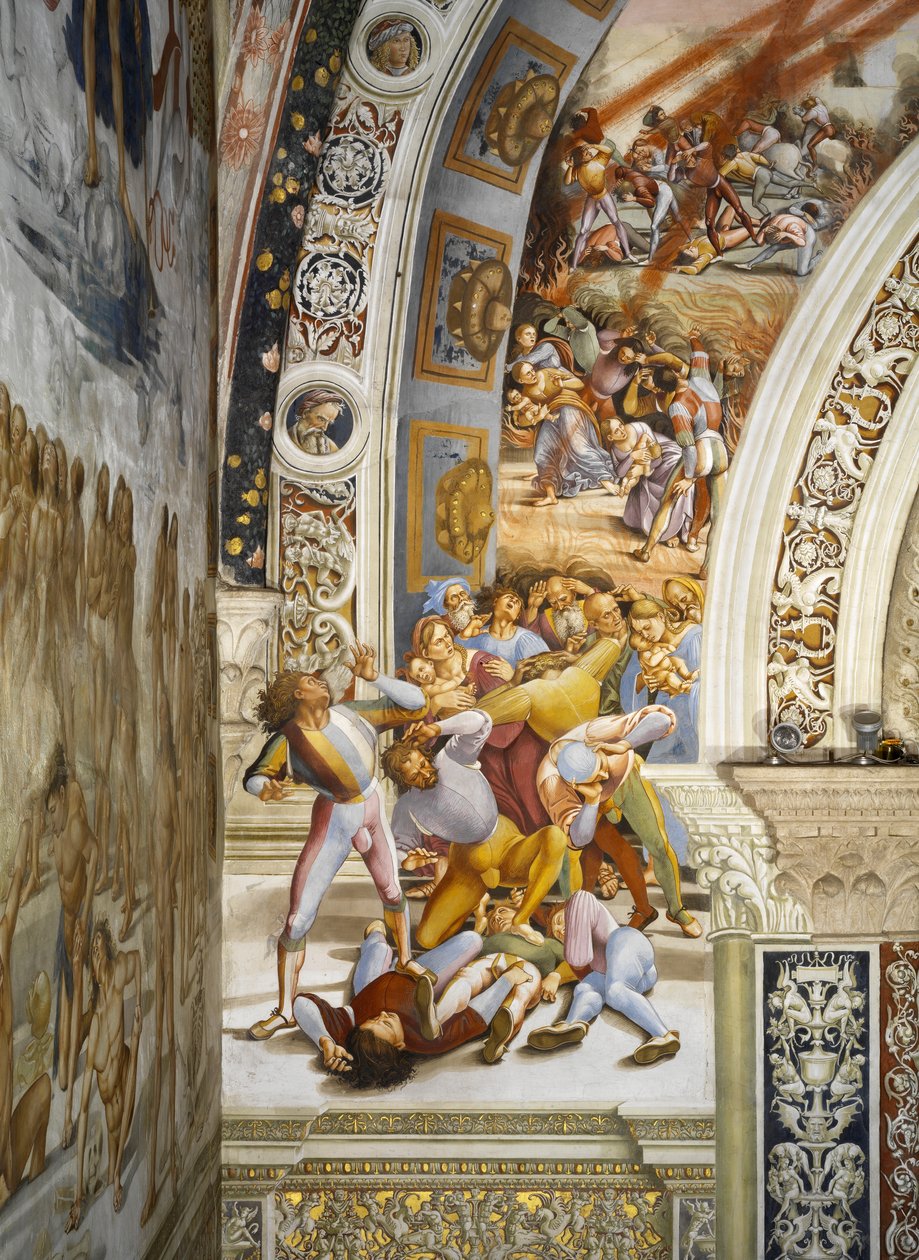 نهاية العالم ، من دورة جدارية في Last Judgment بواسطة لوكا سينيوريلي