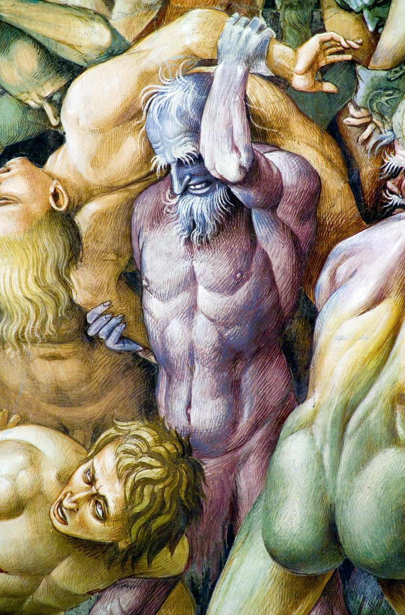 ملعون في الجحيم ، من دورة في الهواء الطلق في Last Judgment بواسطة لوكا سينيوريلي