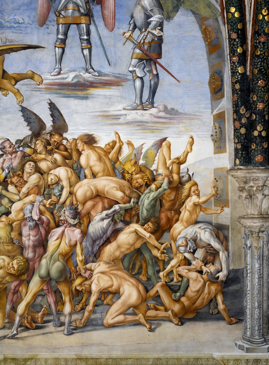 ملعون في الجحيم ، من دورة في الهواء الطلق في Last Judgment بواسطة لوكا سينيوريلي