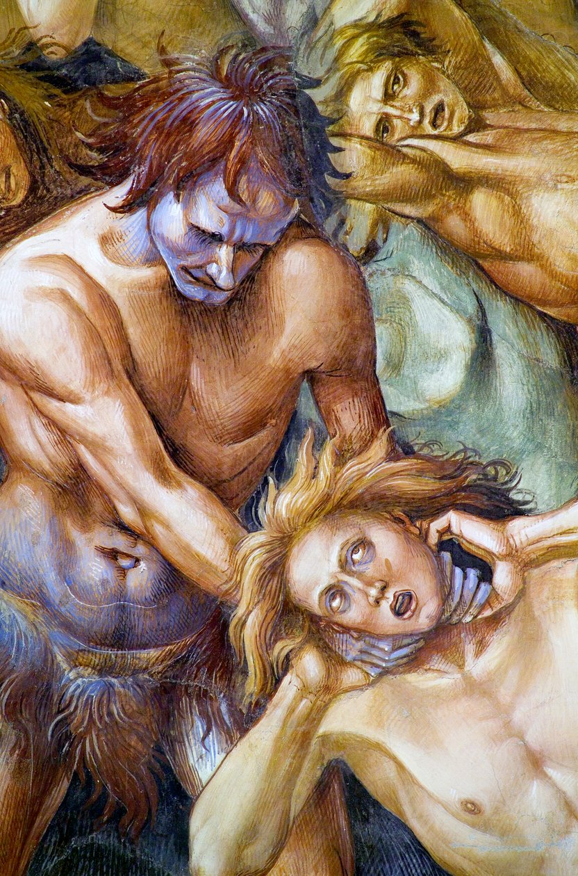 ملعون في الجحيم ، من دورة في الهواء الطلق في Last Judgment بواسطة لوكا سينيوريلي