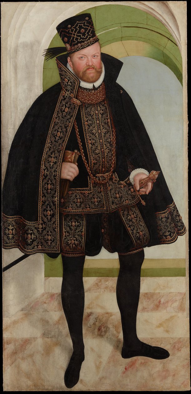 أغسطس ، ناخب ساكسونيا (1526-1586) بواسطة لوكاس كراناخ الأصغر