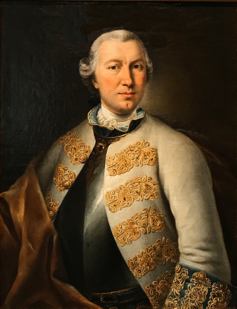 صورة للكونت كارل فون سيفيرس 1710-1774 ، 1755. بواسطة خيمة البيدق لوكاس كونراد