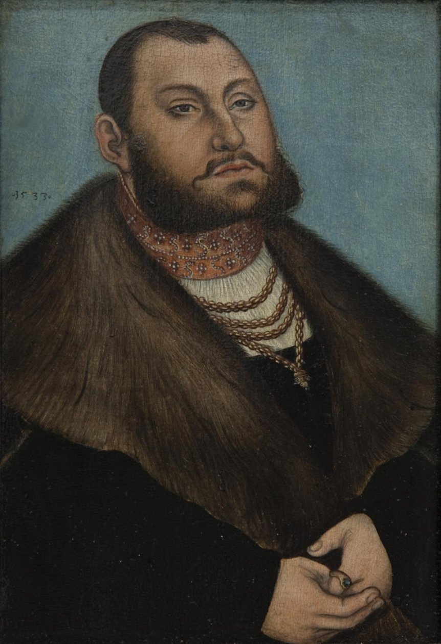 صورة للناخب جون فريدريك العظيم من ساكسونيا (1503-1554) بواسطة لوكاس كراناش الأكبر