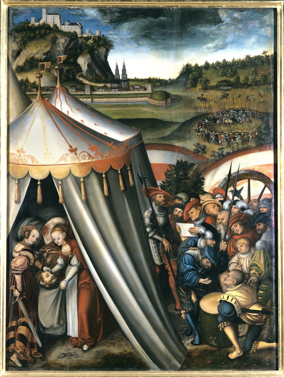 جوديث في خيمة Holofernes ، 1531 بواسطة لوكاس كراناش الأكبر