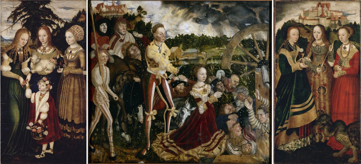 Catharinenaltar بواسطة لوكاس كراناش الأكبر