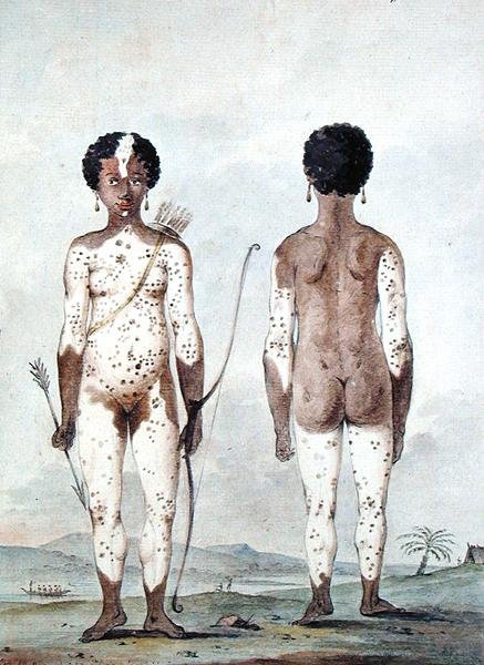 "Petite fille negre nee Lille St. Lucia" ، حوالي عام 1795 (ألوان مائية على ورق) بواسطة لوكاس لوكاس