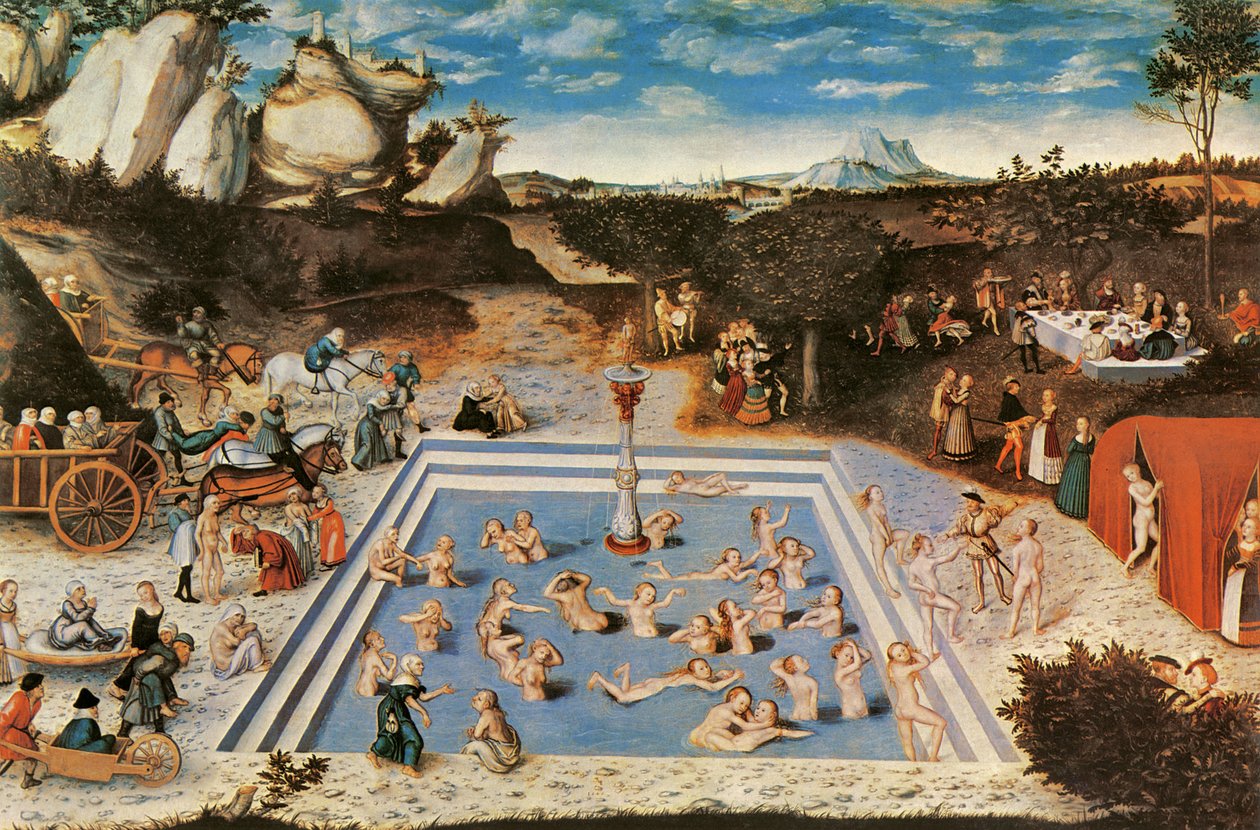 Fountain of Youth (oil on canvas) بواسطة لوكاس الأكبر كراناش