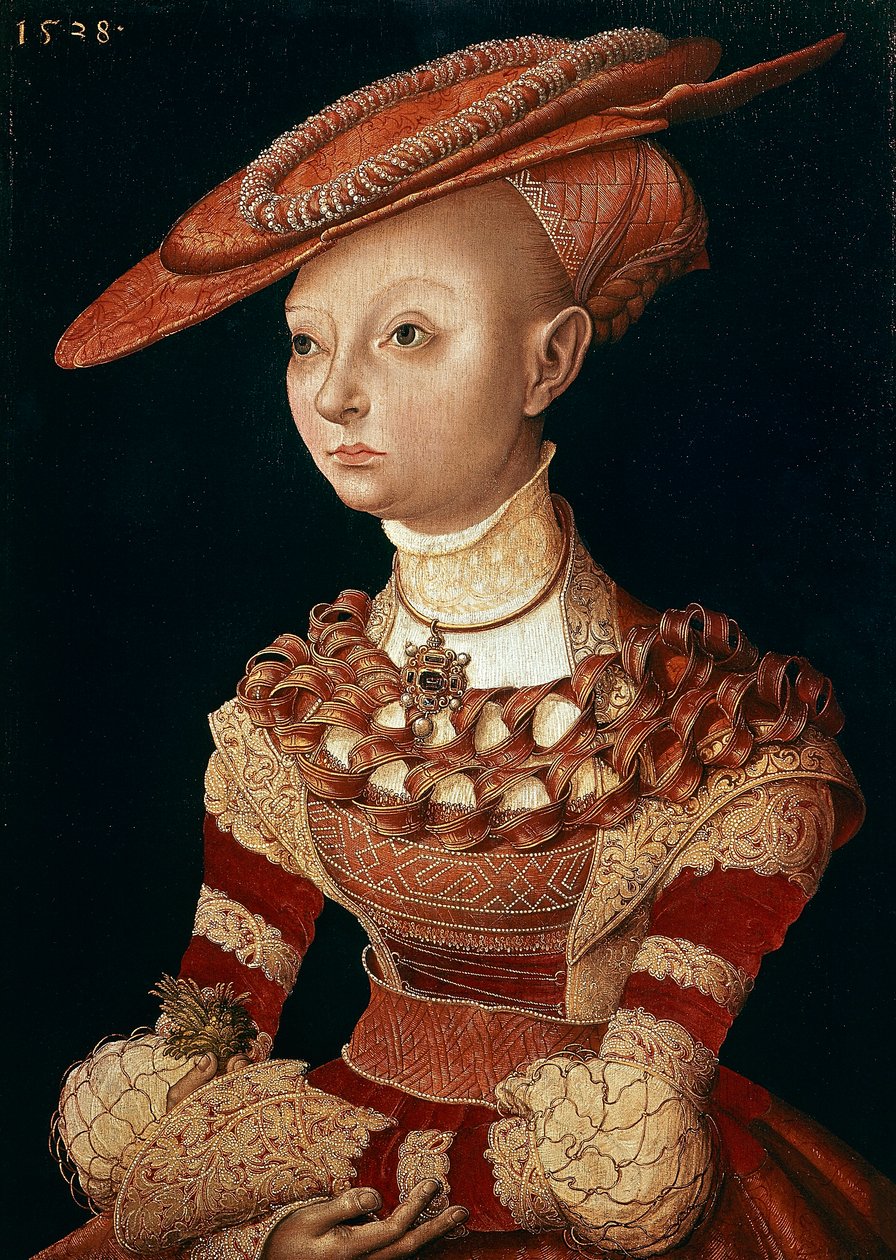 صورة للسيدة لوكاس كرانش إلدر (1472-1553) بواسطة لوكاس الأكبر كراناش