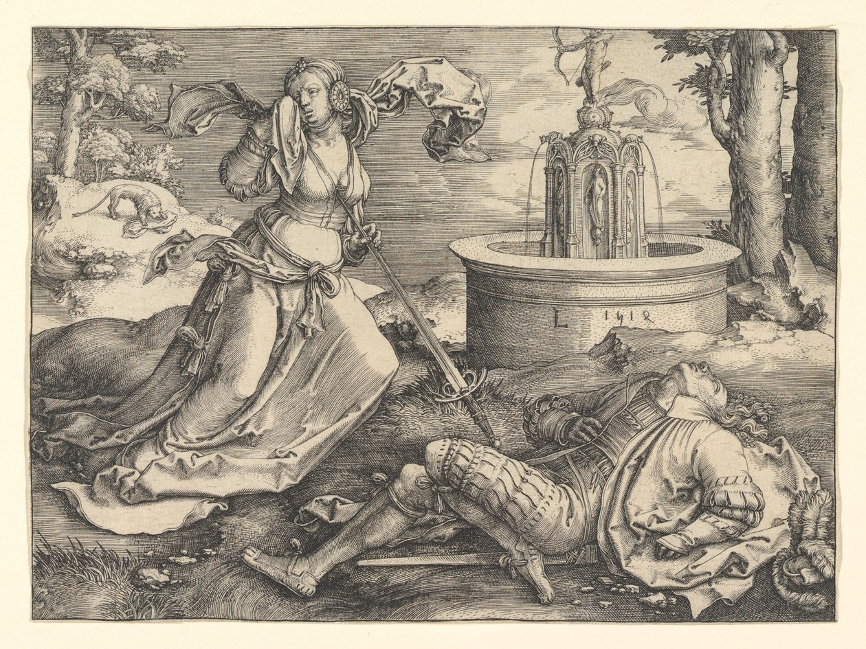 Pyramus and Thisbe، 1514. بواسطة لوكاس فان ليدن