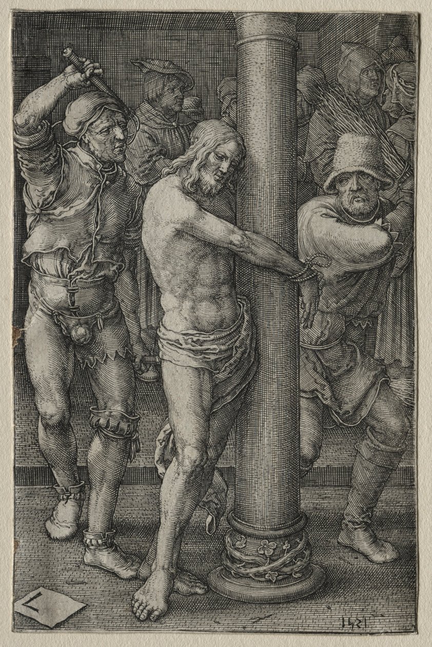 The Passion: The Flagellation ، 1521. بواسطة لوكاس فان ليدن
