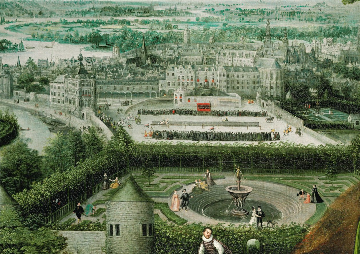 الربيع. الخلفية بواسطة لوكاس فان فالكنبورش