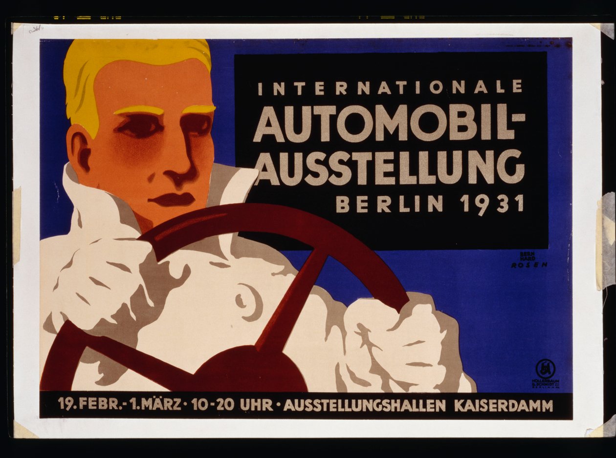 - المعرض الدولى للسيارات برلين 1931 بواسطة لوسيان وروزين ف. (من 1929) Bernhard