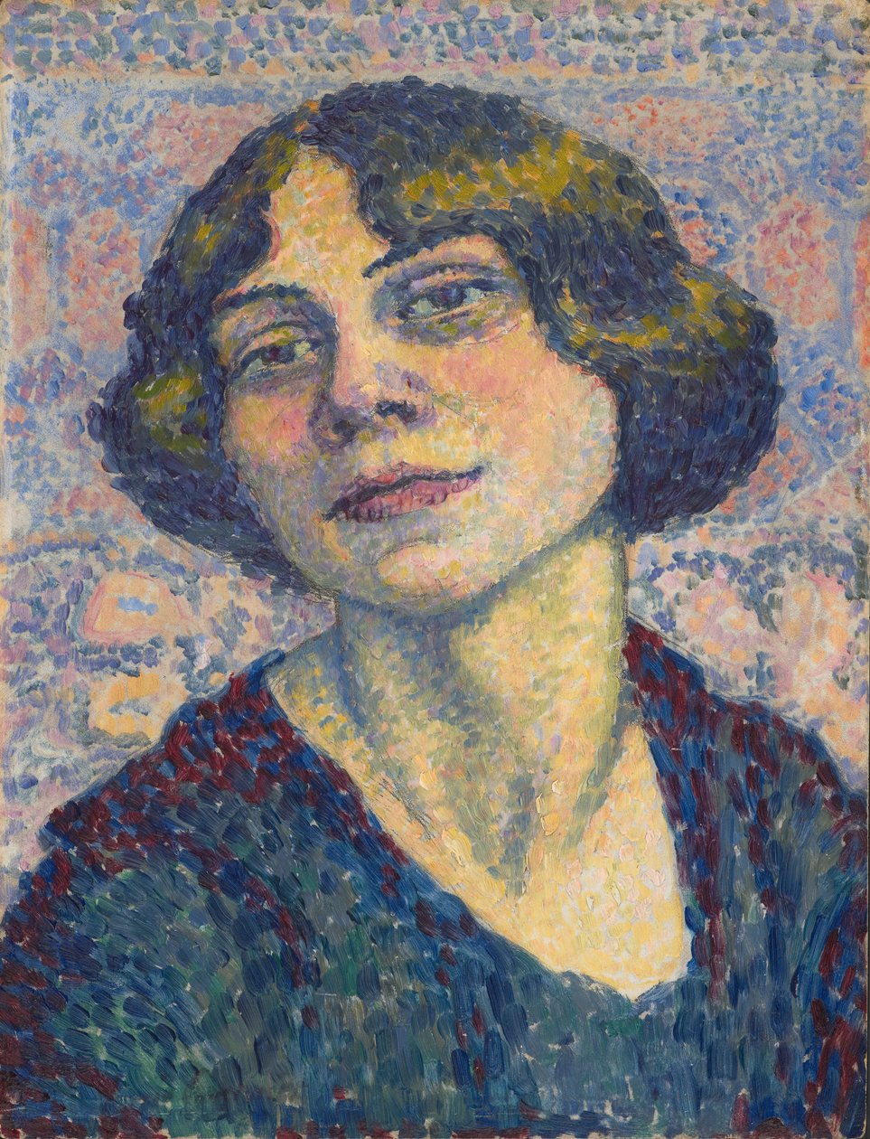 بورتريه ذاتي ، حوالي 1905-10 (زيت على لوح) بواسطة لوسي كوستورييه