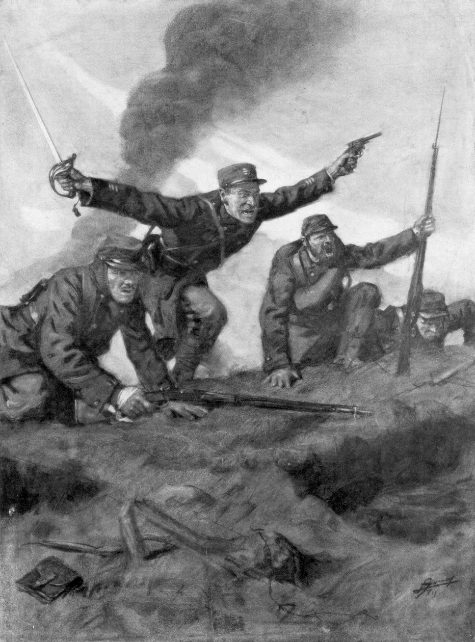 فوق القمة ، 16 فبراير 1915 ، 1926. بواسطة لوسيان جوناس