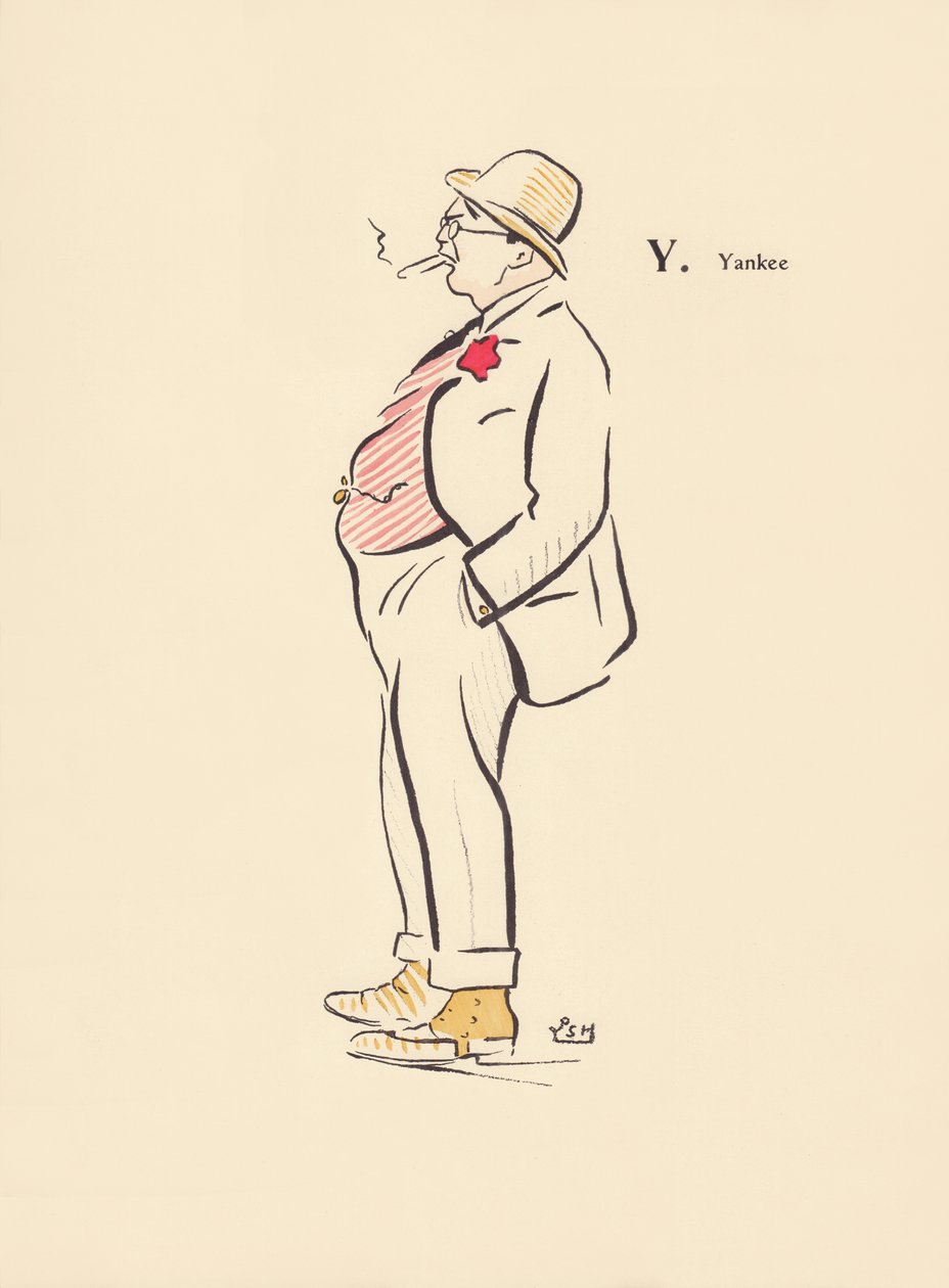 يانكي بواسطة Lucien L. (نشط عام 1904) Henreaux
