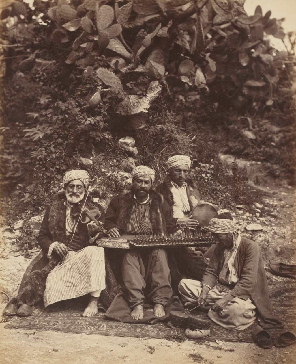 موسيقيون عرب 1864. بواسطة لودوفيكو وولفجانج هارت