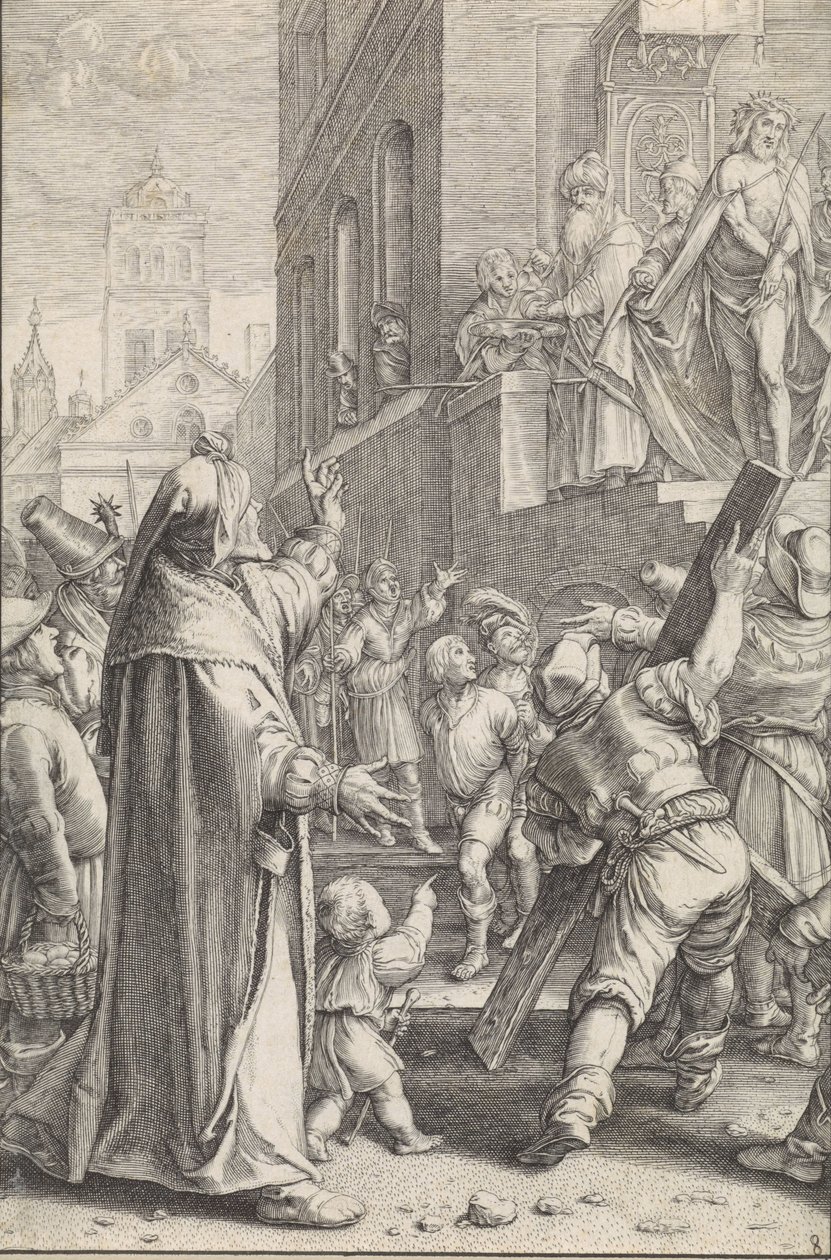 عرض المسيح للناس (Ecce Homo) العاطفة (عنوان المسلسل) بواسطة لودوفيكوس سيسيرام