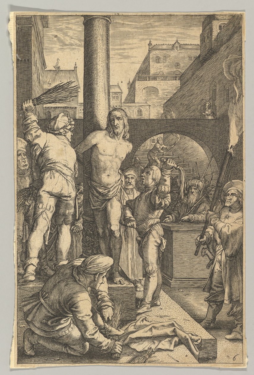 الجلد ، من آلام المسيح ، كاليفورنيا. 1623. بواسطة لودوفيكوس سيسيرام
