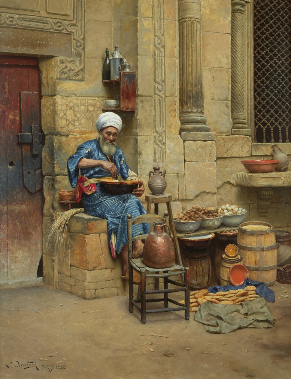 تاجر الشارع ، 1888 بواسطة لودفيج الألمانية