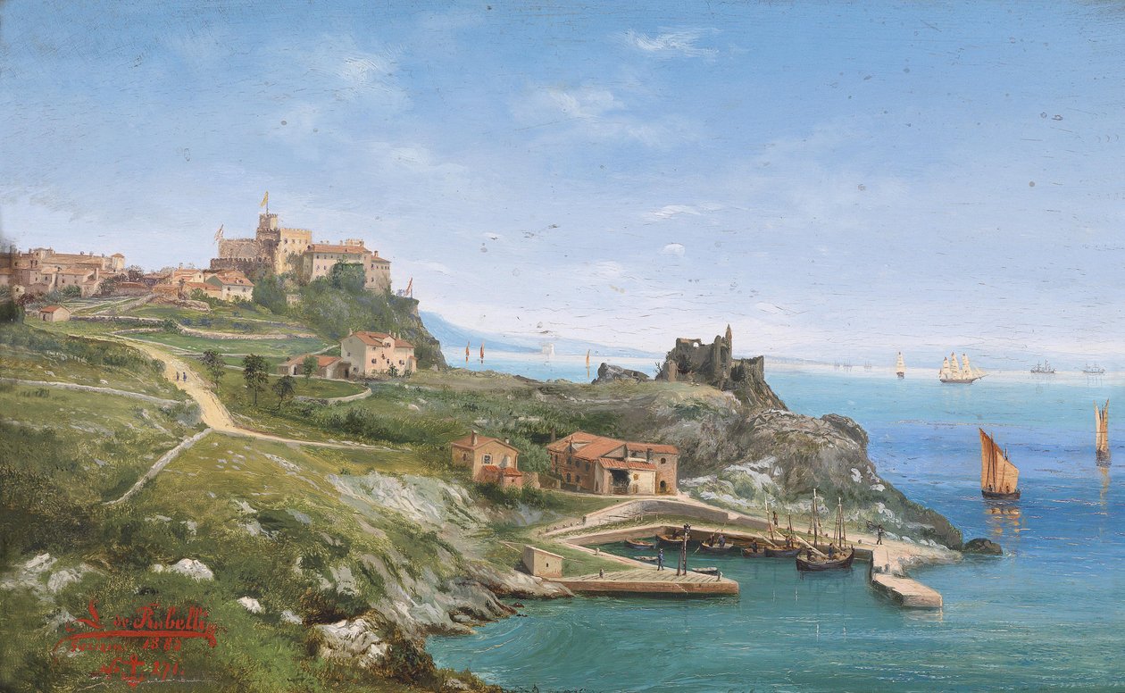 Castello de Duino ، بالقرب من ترييستي بواسطة لودفيج روبيلي من Sturmfest