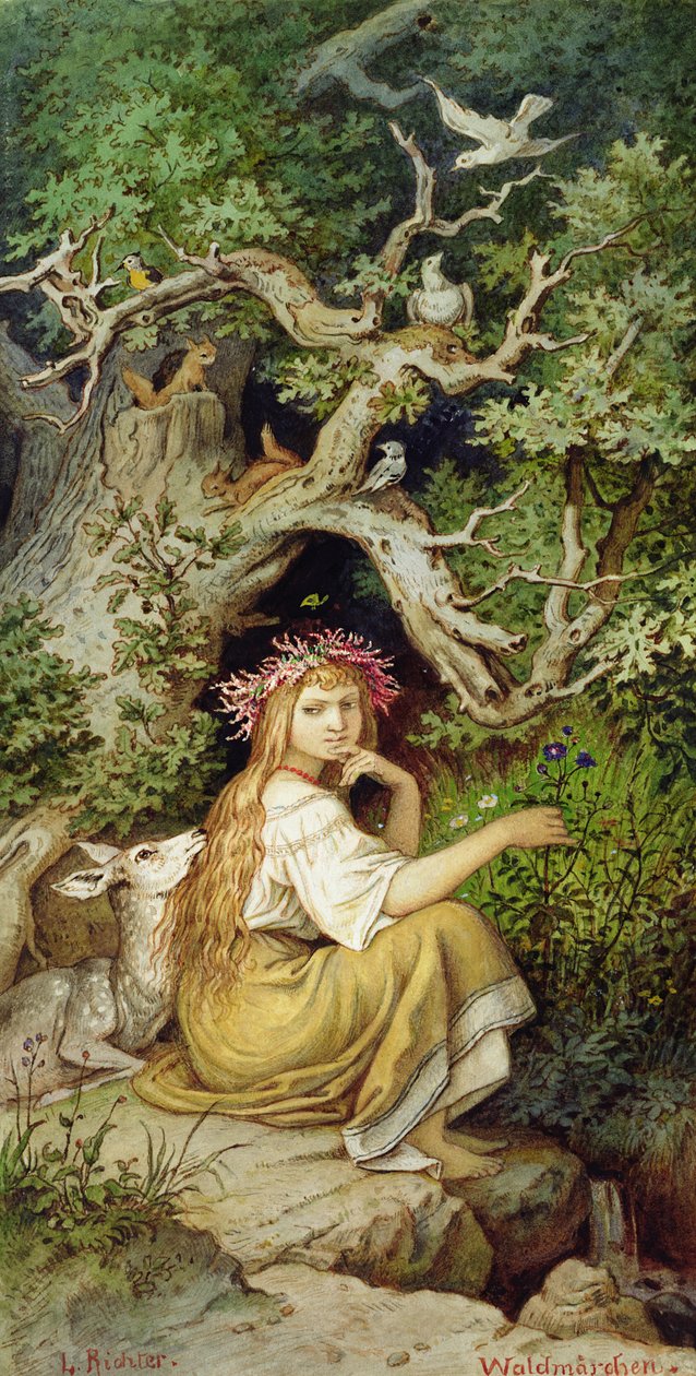 Wood Nymph 88: Waldmaerchen بواسطة لودفيج أدريان ريشتر