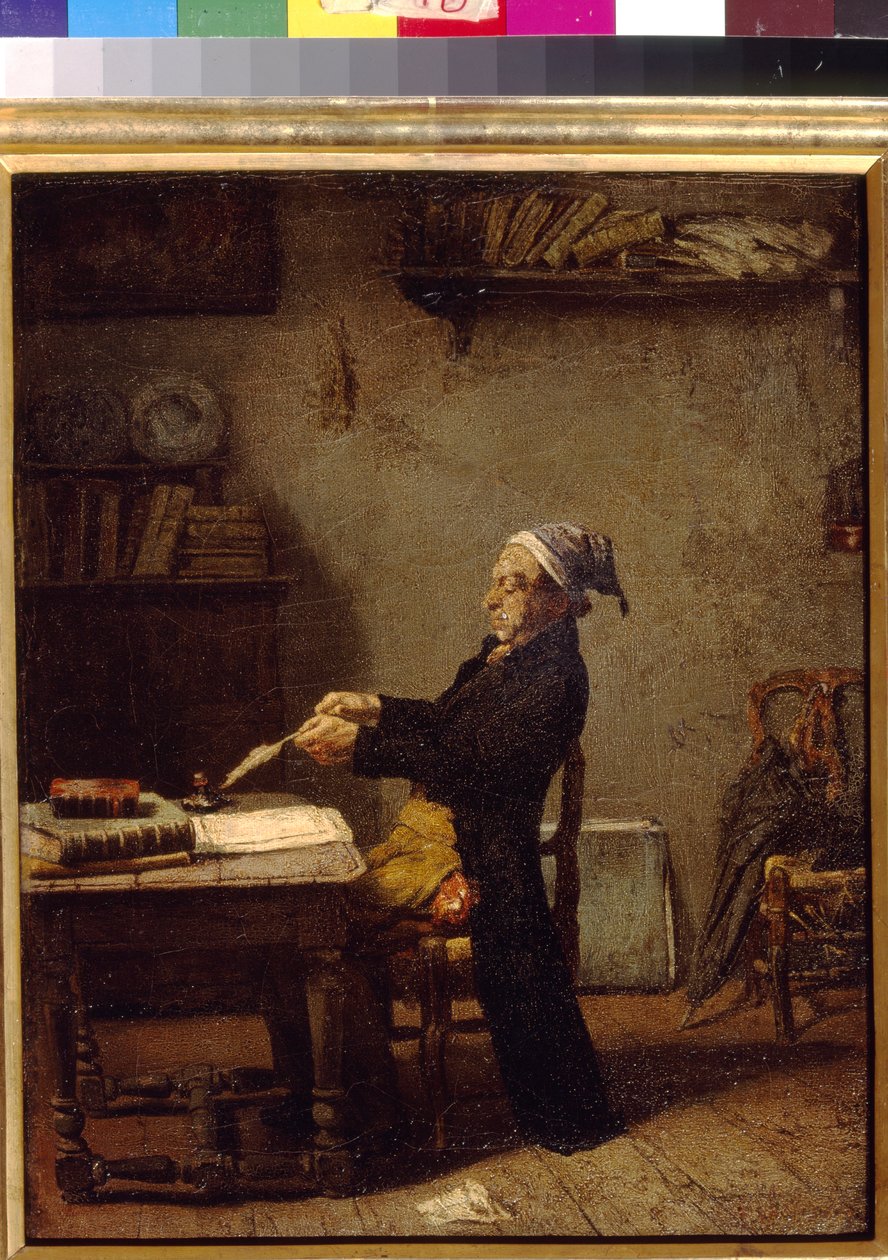 عالم يعمل بواسطة كناوس ، لودفيج (1829-1910). زيت على خشب. State A. متحف بوشكين للفنون الجميلة ، موسكو بواسطة لودفيج كناوس