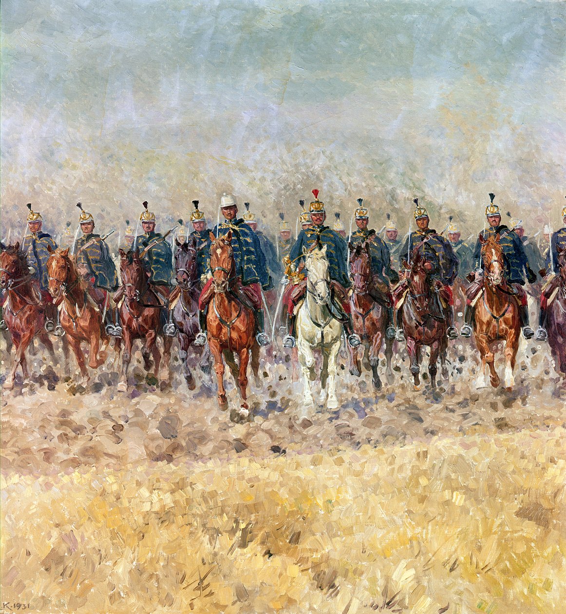 Swansong of the Hussars، 1931 (شوانينغيسانغ) بواسطة لودفيج كوخ