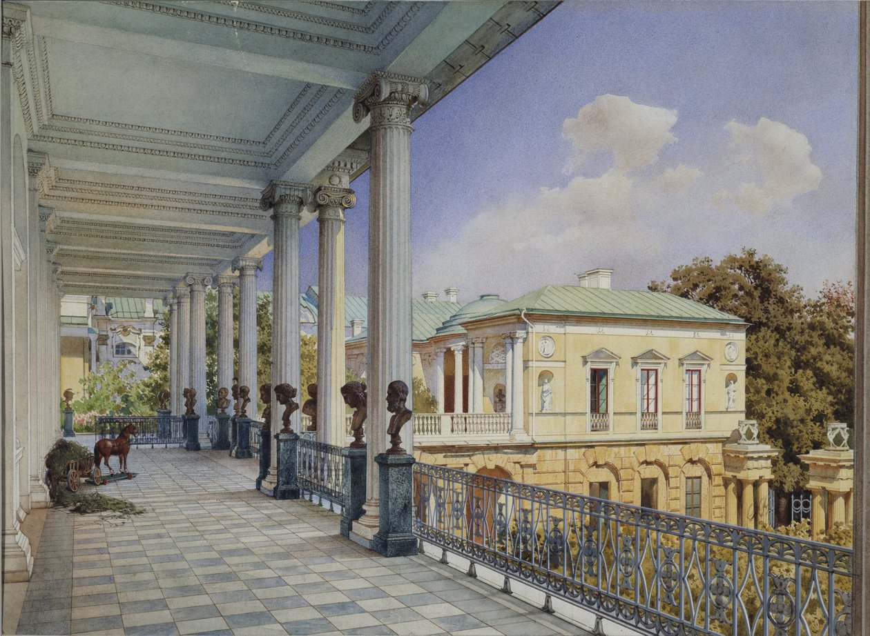 معرض الكاميرون في Tsarskoye Selo ، 1859 بواسطة لودفيج بريمازي