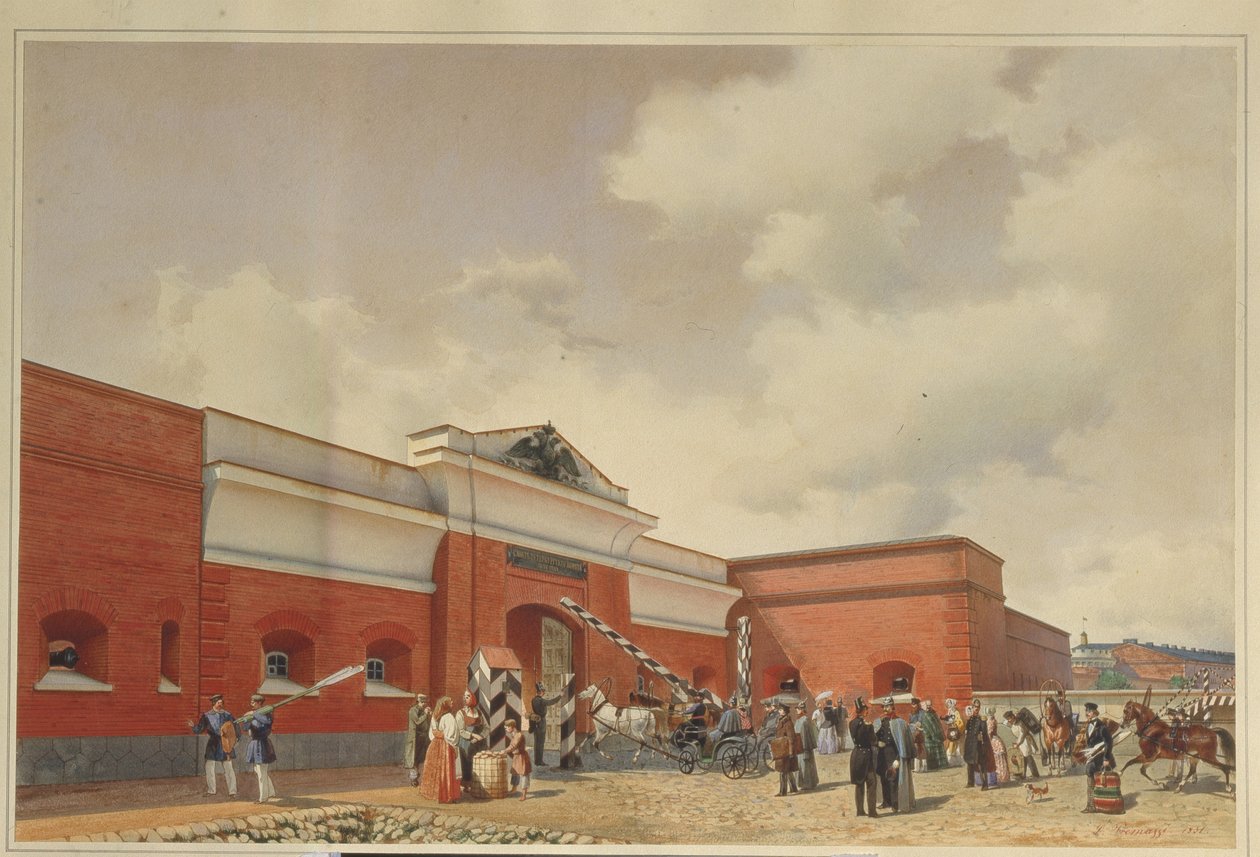 حصن بحر كرونشتادت سانت بطرسبرغ ، 1850 بواسطة لودفيج بريمازي