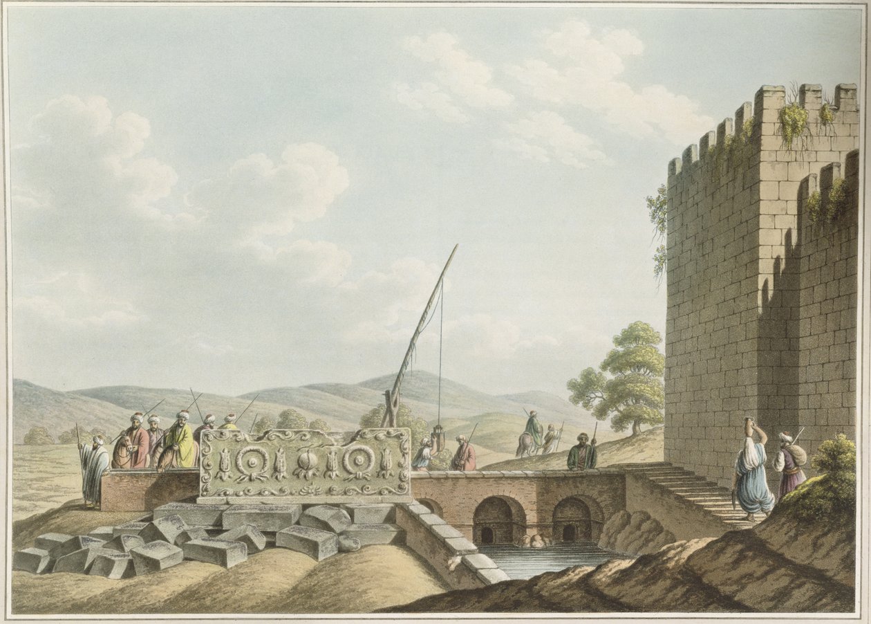 تابوت من مقابر الملوك ، القدس ، حانة. بقلم ويليام واتس ، 1805 بواسطة لويجي ماير