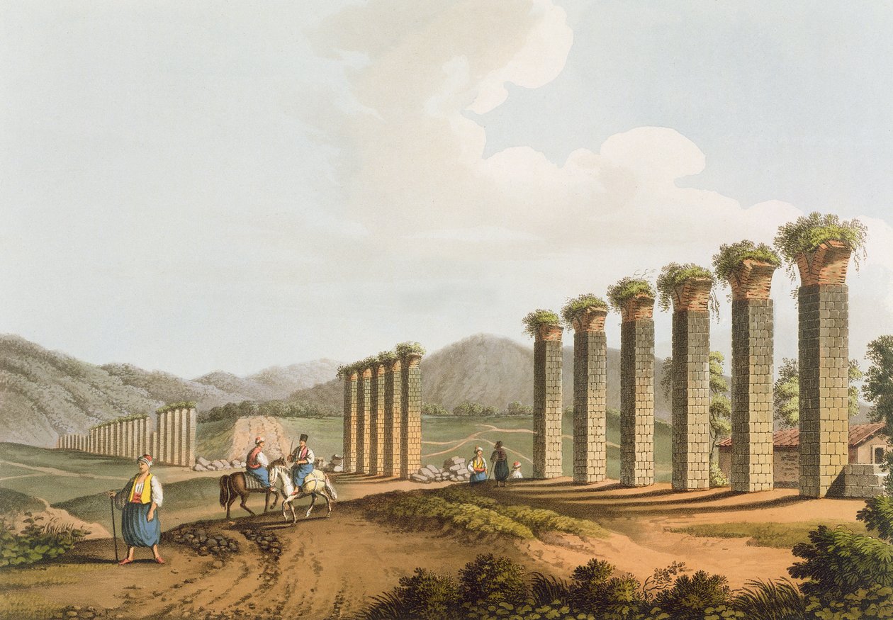 أنقاض قناة بالقرب من أفسس ، 1810 بواسطة لويجي ماير