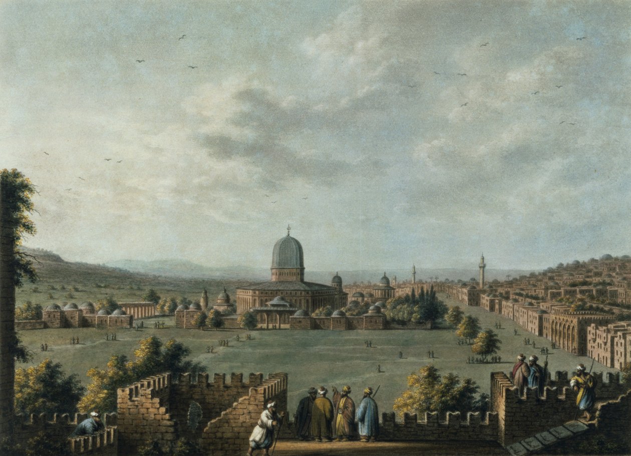 معبد سليمان ، اللوحة 63 من "فيوز في الأماكن العثمانية" ، الحانة. بقلم روبرت بوير (1758-1834) 1810 (أكواتينت) بواسطة لويجي ماير