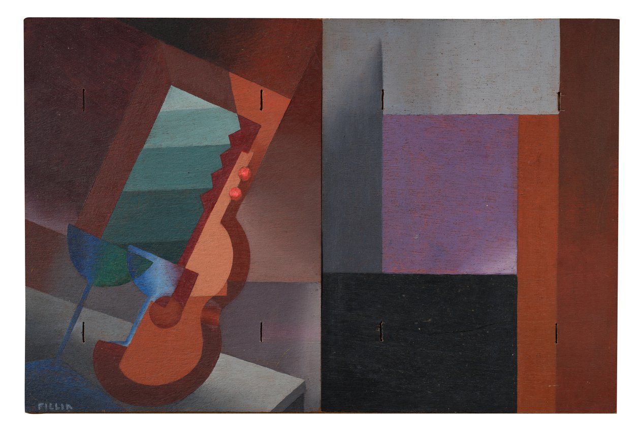 القيم البلاستيكية للأشياء، diptych بواسطة لويجي كولومبو فيليا