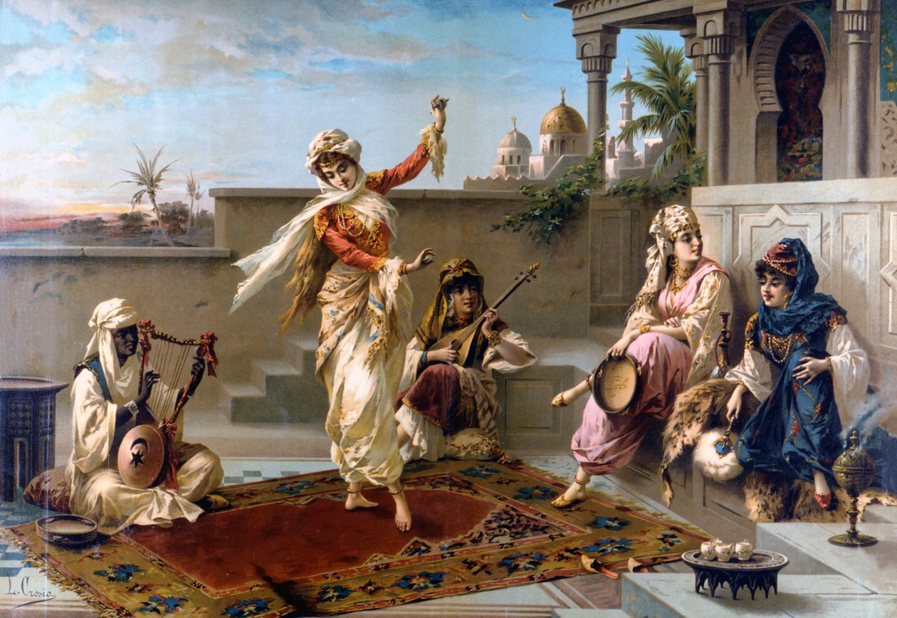 الحريم بواسطة كروشيو لويجي (1835 - 1915). بواسطة لويجي كروسيو